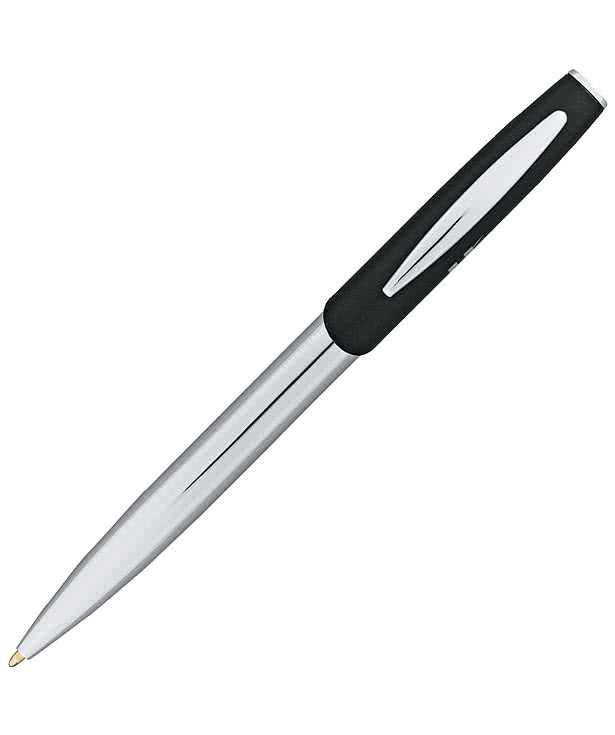 Laser Engraved Geneva Ballpoint Pen (black ink)