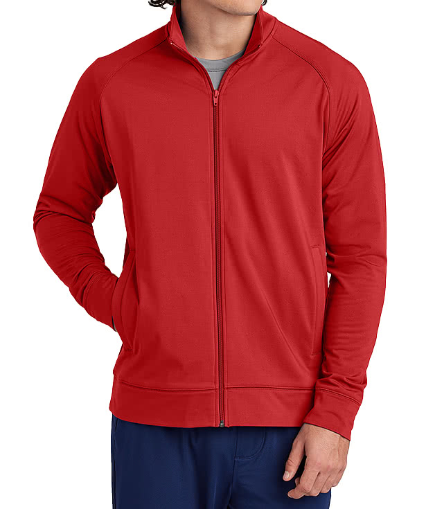 Sport-Tek Sport-Wick Cadet Stretch Full Zip Sweatshirt