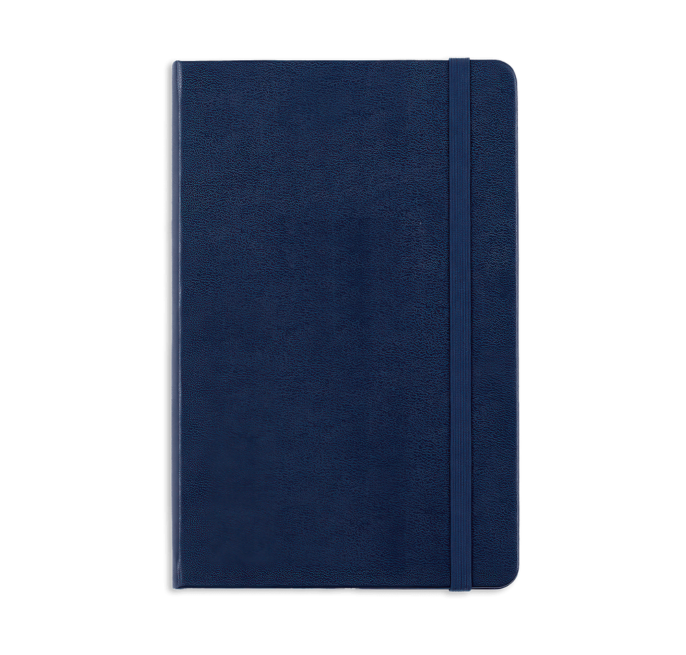 Moleskine Debossed Medium Hard Cover Ruled Notebook-default