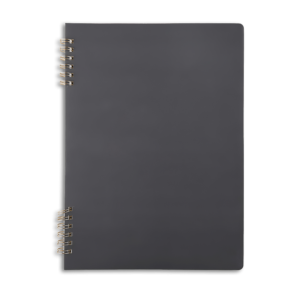 Quarry Stone Paper Soft Cover Spiral Notebook-default