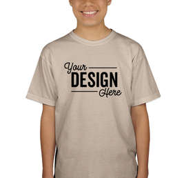 Canada - Gildan Youth Ultra Cotton T-shirt - Color: Sand