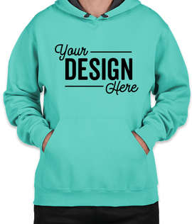 Fruit of the Loom Sofspun Pullover Hoodie - Color: Scuba Blue