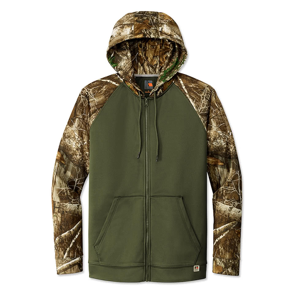 Russell Outdoors Realtree® Colorblock Performance Zip Hoodie