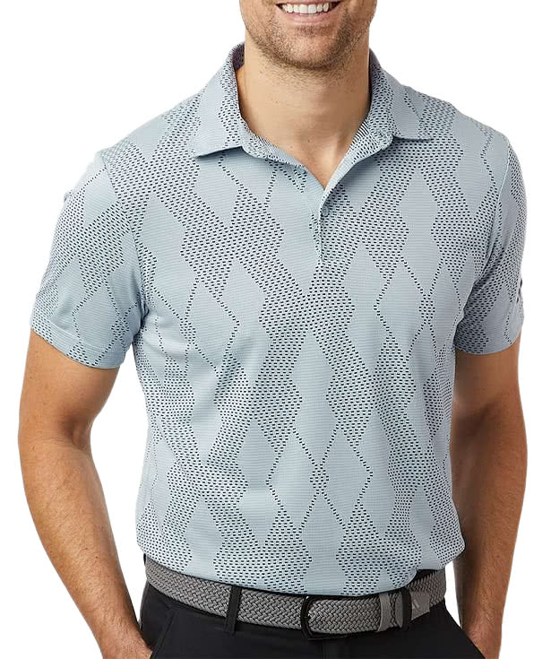 Adidas Ultimate365 Recycled Diamond Jacquard Textured Performance Polo