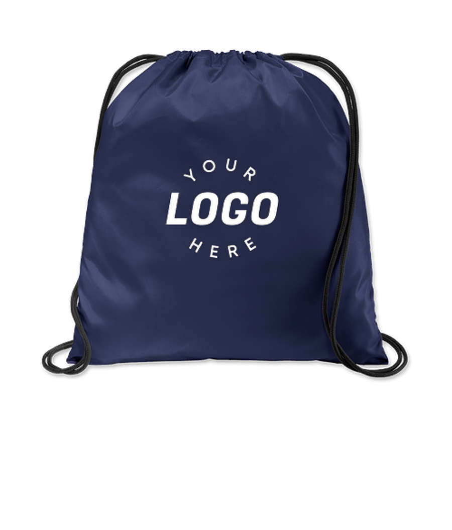 Port Authority Ultra-Core Lightweight Drawstring Bag in True Navy