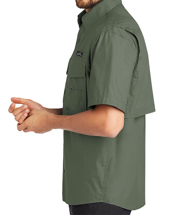 Eddie Bauer Cotton Poplin Short Sleeve Shirt