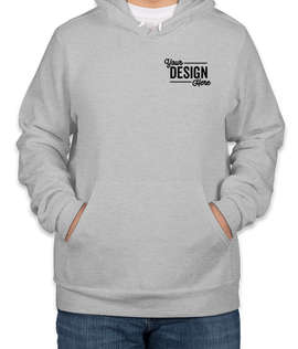 Embroidered Bella + Canvas Ultra Soft Pullover Hoodie - Color: Ash