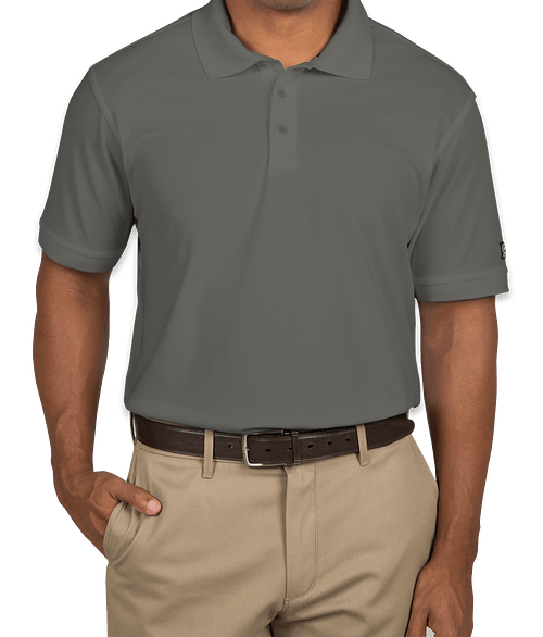 OGIO Caliber 2.0 Performance Pique Polo - Embroidered in Rogue Grey