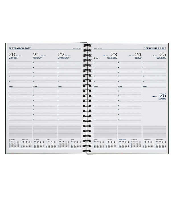 Castelli WireO Tucson Grande XL White Weekly Diary