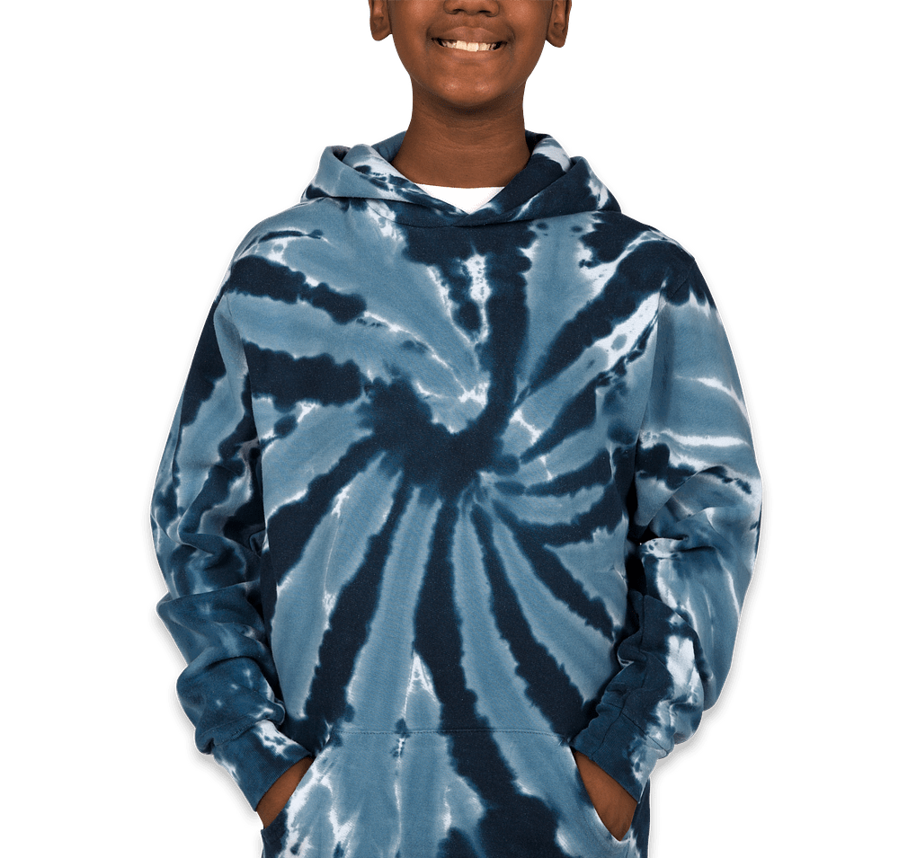 Port & Company Youth Tie-Dye Pullover Hoodie-default