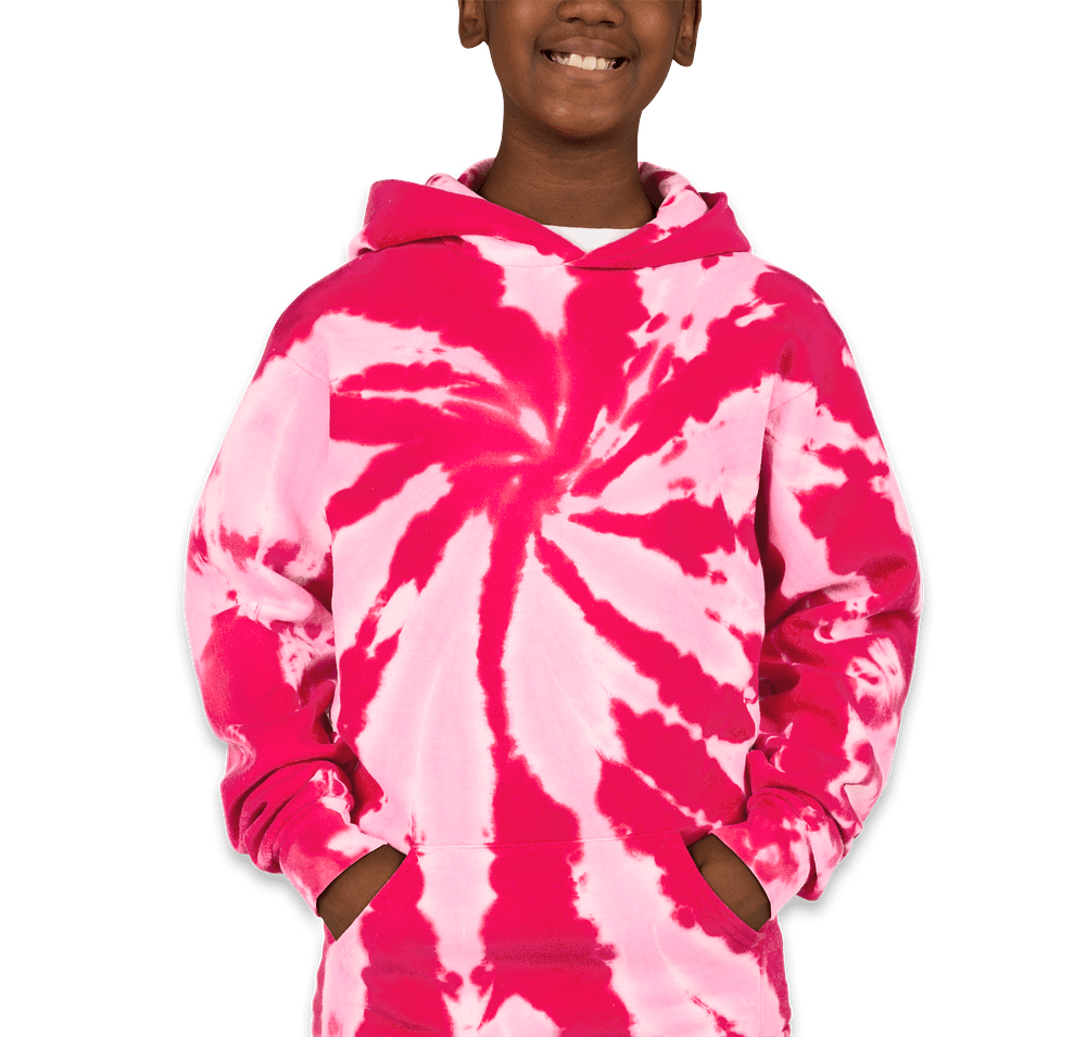Port & Company Youth Tie-Dye Pullover Hoodie-default
