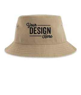 Atlantis Headwear Geo Recycled Bucket Hat - Color: Khaki
