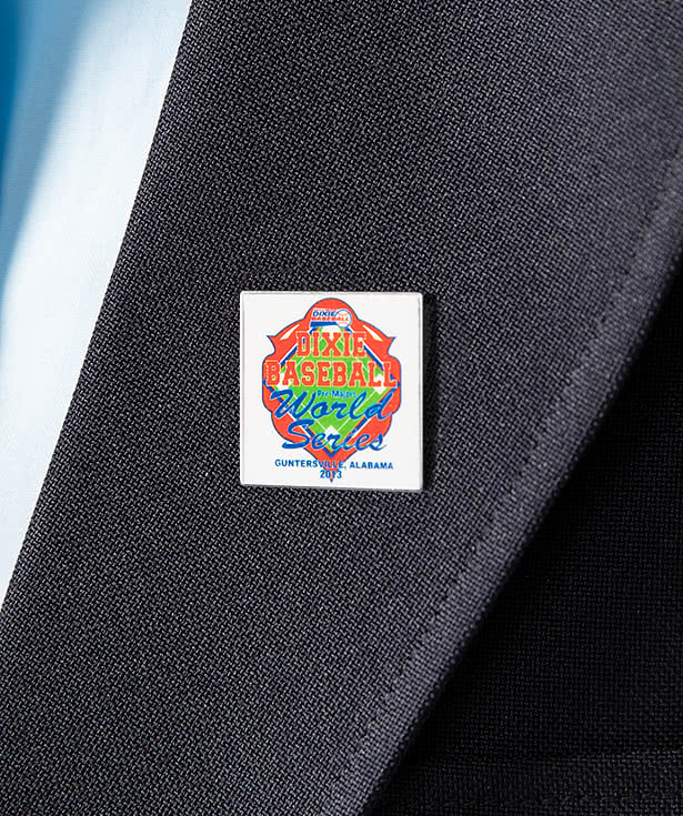 1" Square Lapel Pin