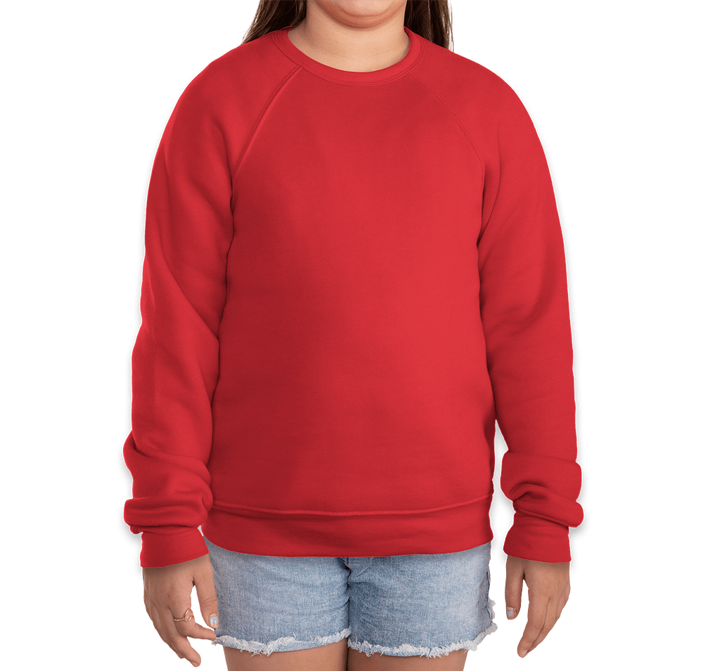Bella + Canvas Youth Ultra Soft Crewneck Sweatshirt-default