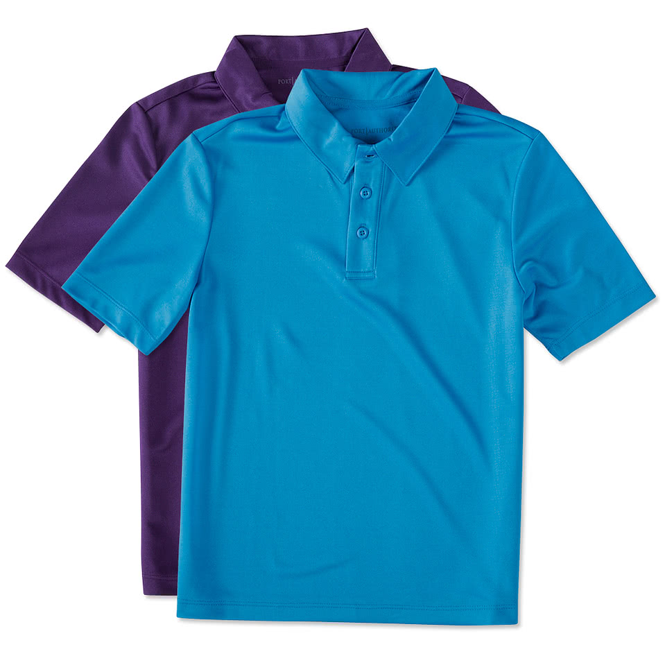 Port Authority Youth Silk Touch Performance Polo
