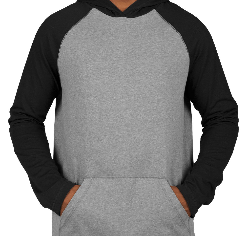 District Raglan Hooded Long Sleeve T-shirt-default