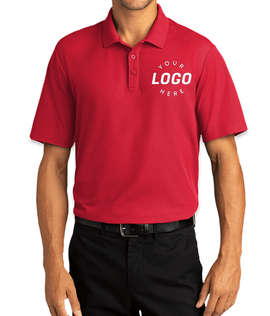 Port Authority SuperPro React Polo - Embroidered - Color: Rich Red