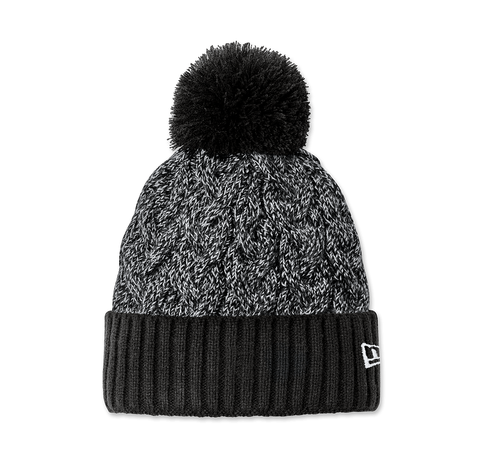 New Era Marled Knit Pom Pom Beanie-default