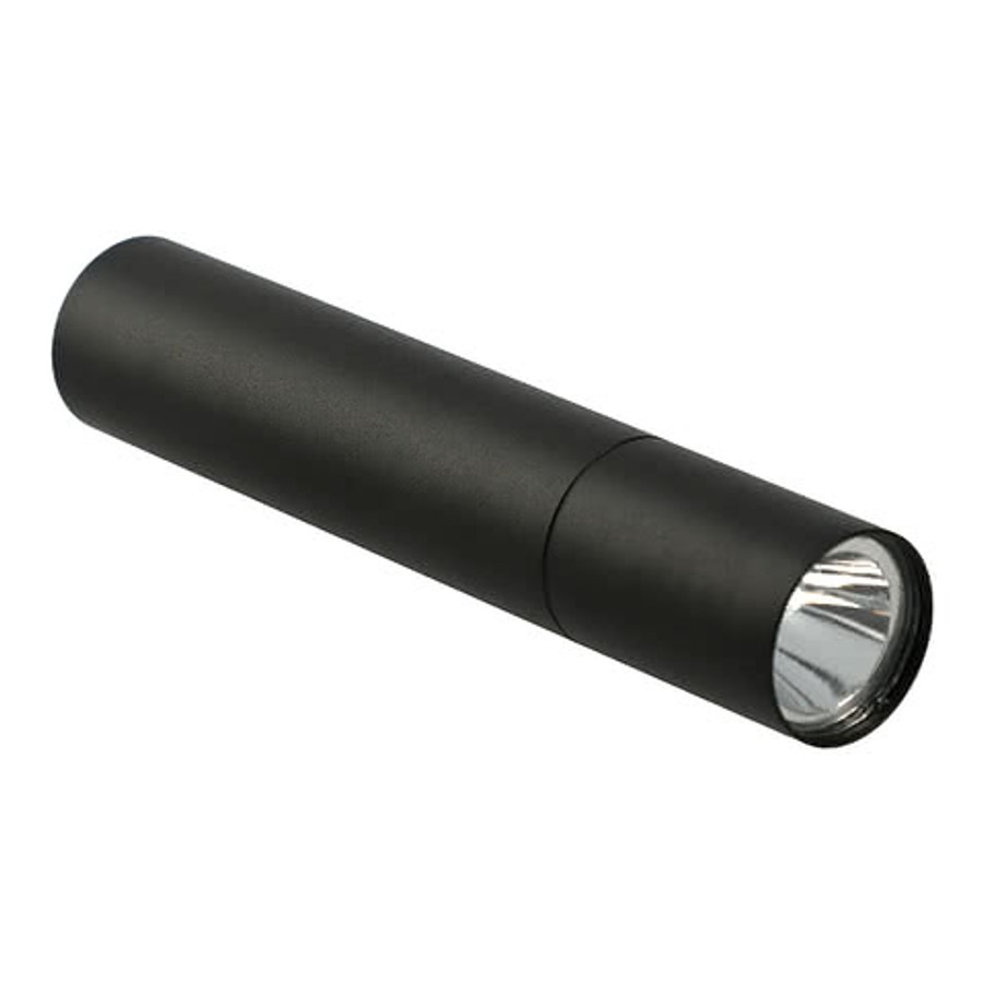 Rechargeable Aluminum Flashlight in Black