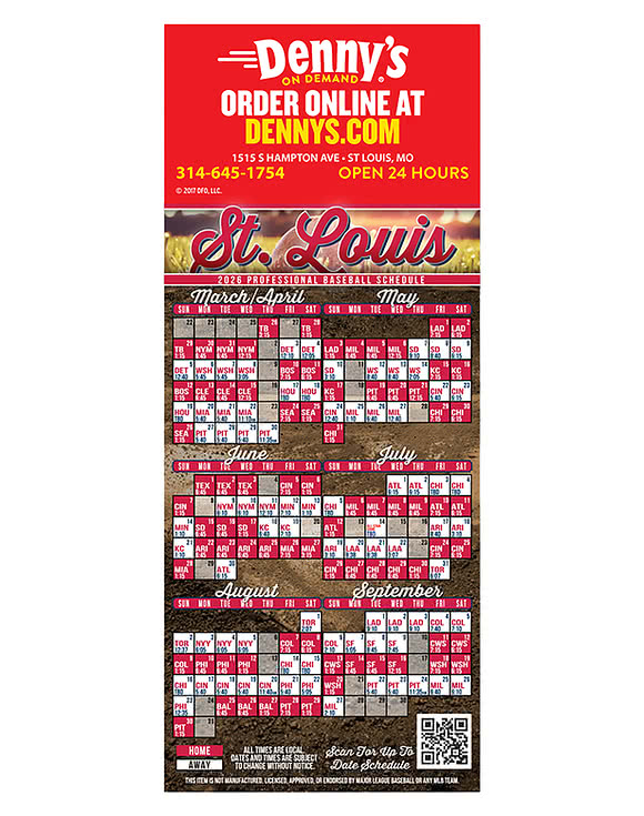 Baseball Schedule Magnet