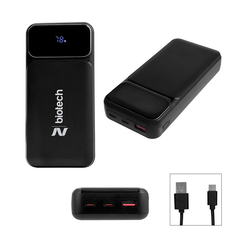 65W Fast Charge 20,000 mAh Laptop Power Bank