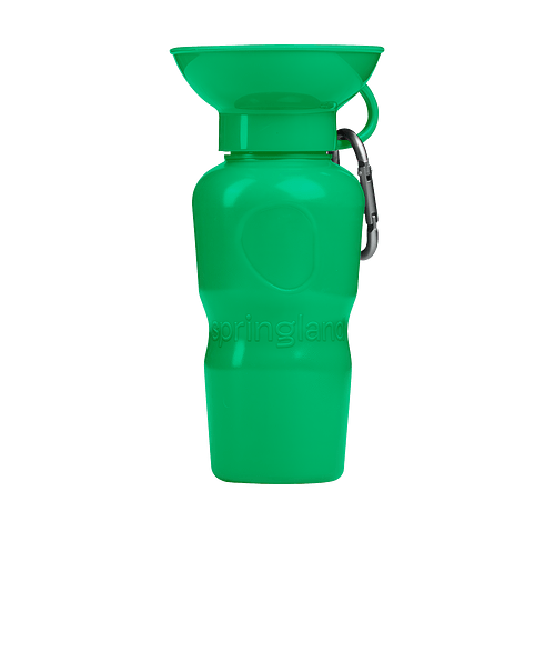 Springland Pet 22 oz. Classic Travel Water Bottle in Green