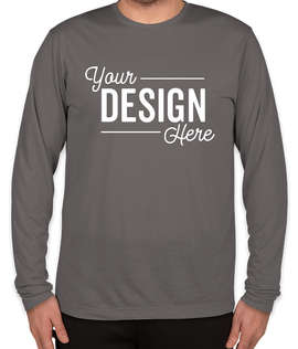 Sport-Tek Soft Jersey Long Sleeve Performance Shirt - Color: Dark Smoke Grey
