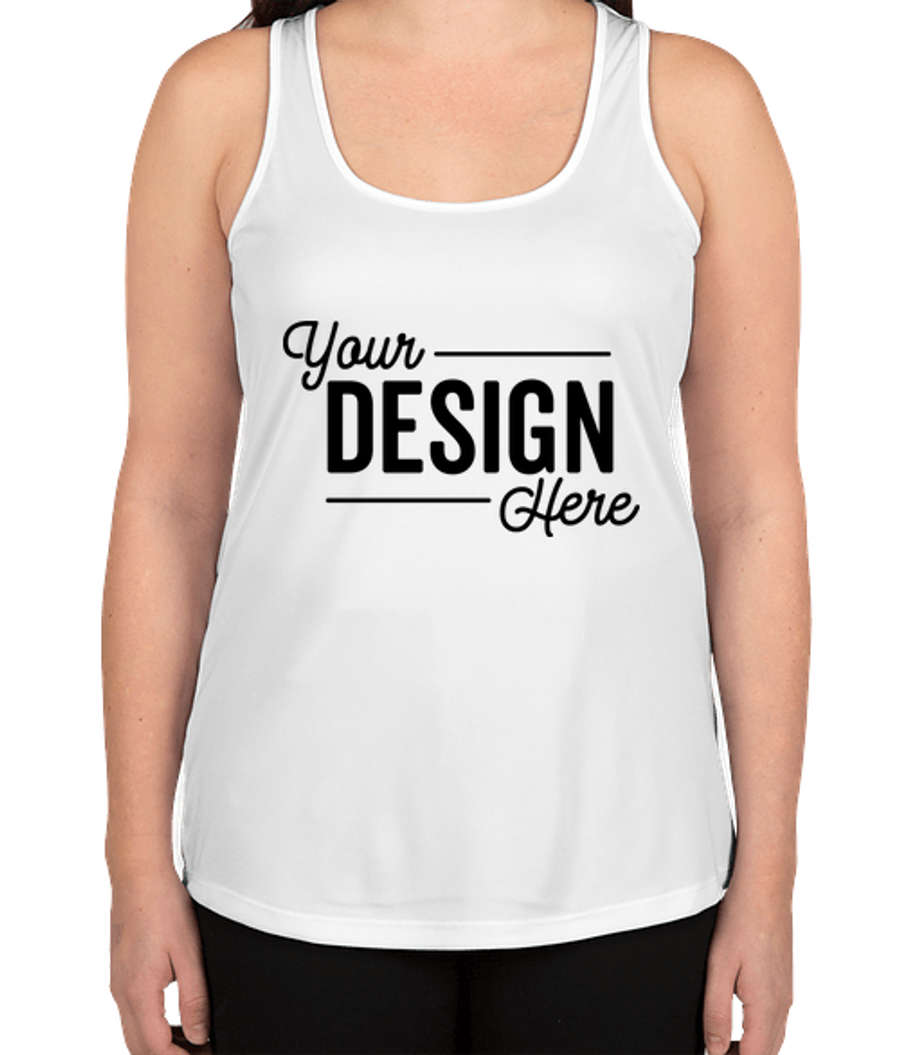 Sport-Tek Women's Competitor Performance Racerback Tank in White