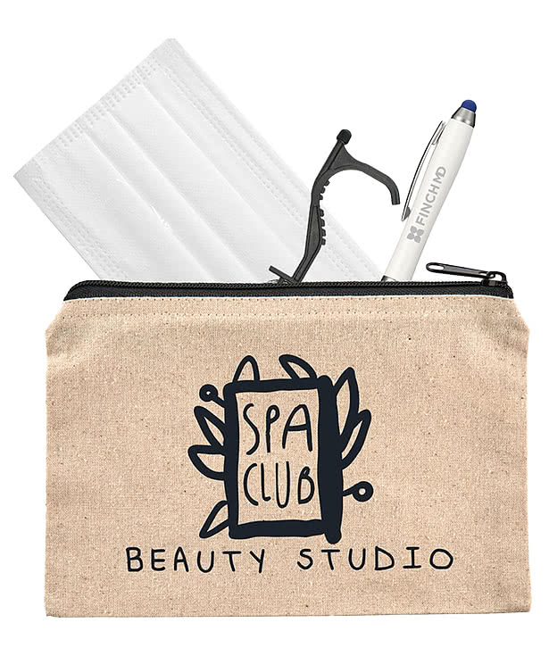 Full Color Cotton Travel Pouch