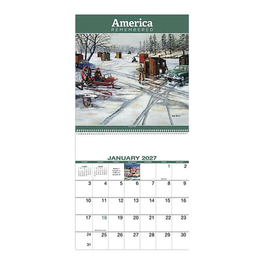 America Remembered Executive Spiral Wall Calendar in Hl America Remembered Executive. 2026