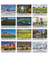 Scenic Almanac Monthly Calendar