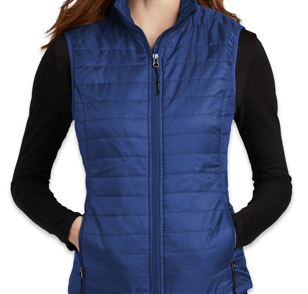 Port Authority Women's Packable Puffy Insulated Vest - Embroidered-default