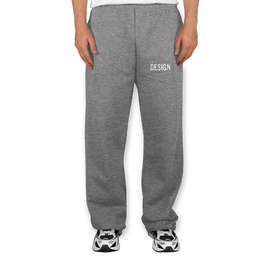 Jerzees Open Bottom Sweatpants - Color: Oxford