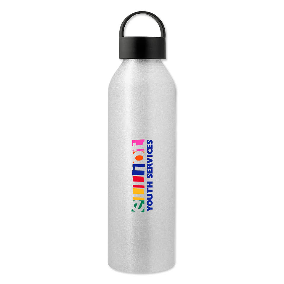 Full Color 22 oz. Darcy Aluminum Wide Mouth Water Bottle