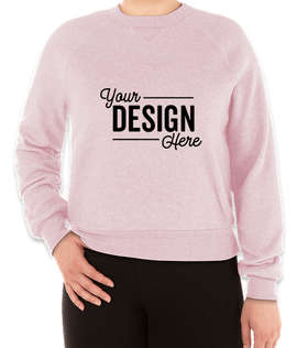 Alternative Apparel Women's Eco-Teddy Crewneck Sweatshirt - Color: Eco True Rose Quartz