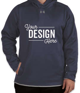 Under Armour Double Threat Armour Fleece® Hoodie - Color: Midnight Navy / Steel