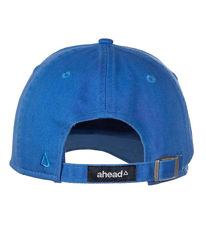 Ahead Largo Washed Twill Baseball Hat - White Rectangle Patch - Printed