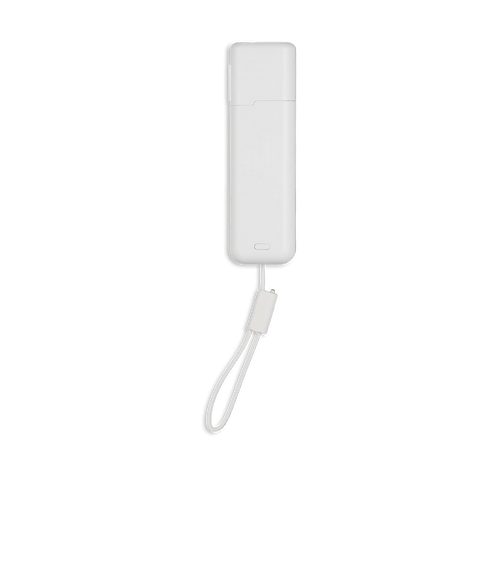 ETL Listed 5,000 mAh 20W PD Power Bank with Wall Plug in White
