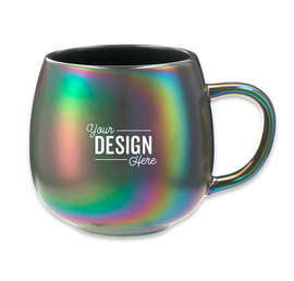 15 oz. Iridescent Ceramic Mug - Color: Gray