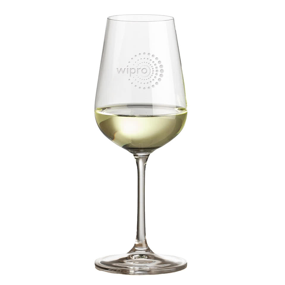 Laser Etched 12 oz. Laurent Wine Glass
