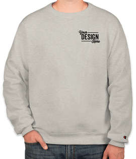 Embroidered Champion Powerblend Crewneck Sweatshirt
