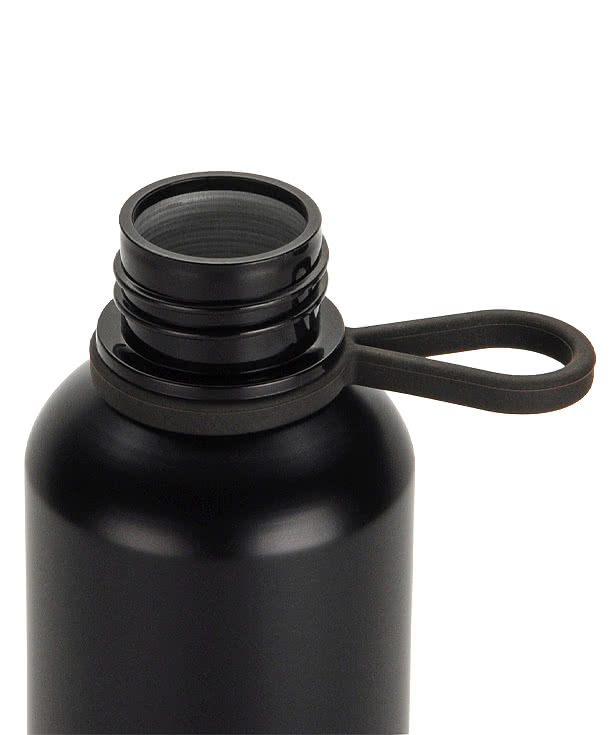 25 oz. Avento Recycled Aluminum Water Bottle with Silicone Loop