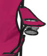 Dual Cup Holder Folding Chair with Carrying Bag