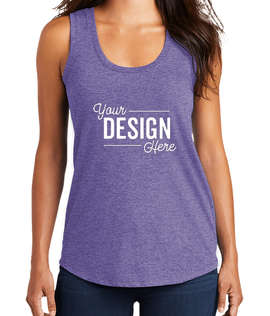 District Women's Tri-Blend Racerback Tank - Color: Purple Frost