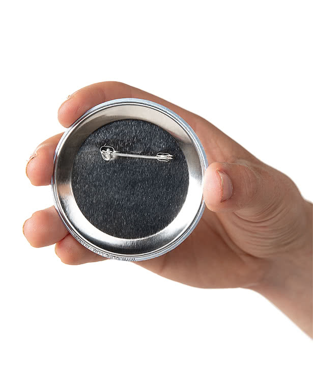 3" Round Button