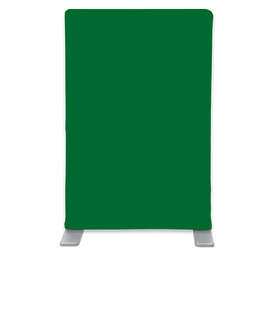 Full Color EuroFit Mini Tabletop Banner - Color: Kelly Green