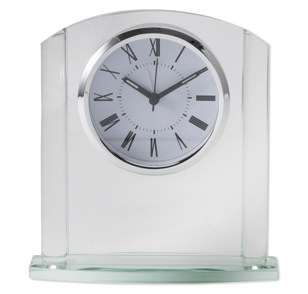 Arch Glass Desk Clock-default