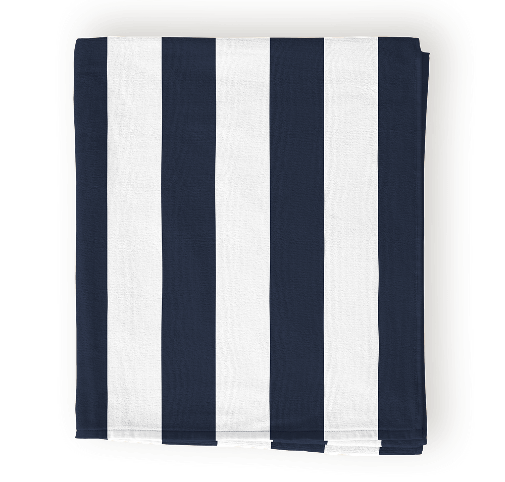 Port Authority Lightweight Embroidered Cabana Stripe Beach Towel-default