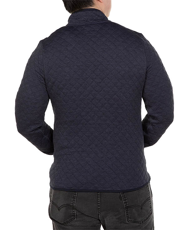Marine Layer Corbet Quilted Quarter Zip Sweatshirt