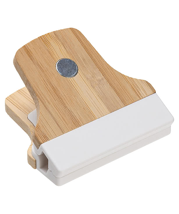 Bamboo Magnetic Power Memo Clip